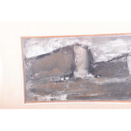 31 - Mario Sironi (1885 - 1961) Italian, an abstract factory landscape scene, oil on canvas, signed Siron... 