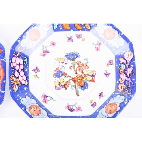 384 - A Hermes Porcelaine Limoges octagonal plate, 