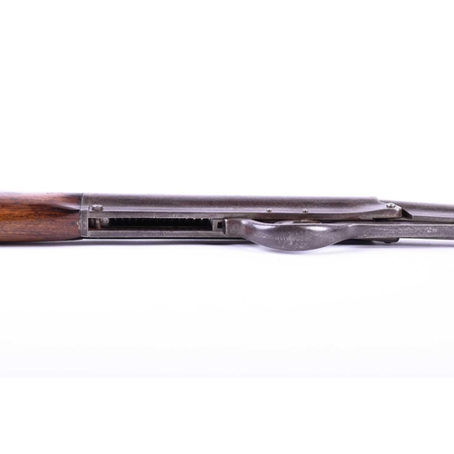 423 - A late 19th century Gem break barrel air rifle, circa 1890, the octaganol barrell stamped 'Patent' w... 