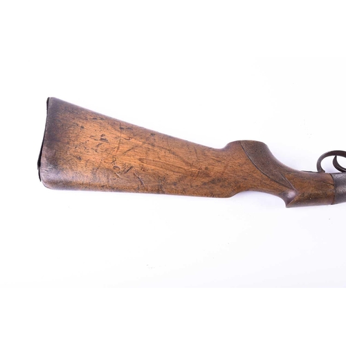 434 - A vintage .177calibre Militia patent style air rifle, in the manner of Inman Morrow & Co of Leeds, t... 