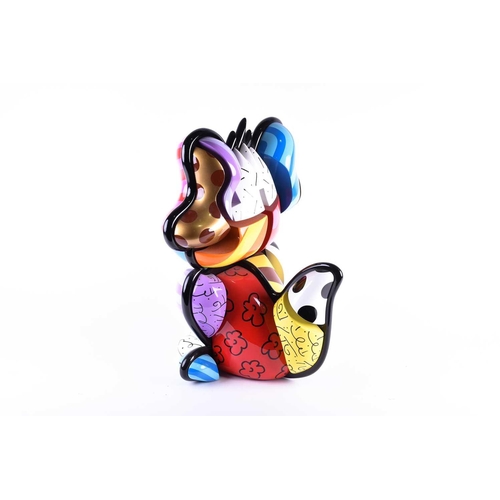 464 - Romero Britto (b.1963) Brazilian, a large limited edition three-dimensional abstract figure of a dog... 