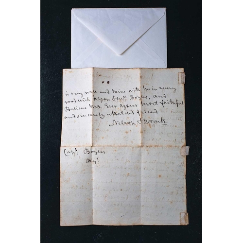 487 - A letter from Viscount Horatio Nelson (1758-1805), to Post-Captain Charles Boyles (1756-1816), writt... 