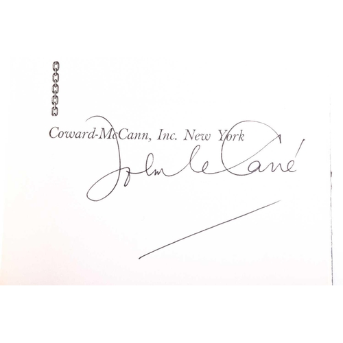 512 - Le Carre. John, The Looking Glass War, signed in ink by the author, published Coward - McCann Inc, N... 