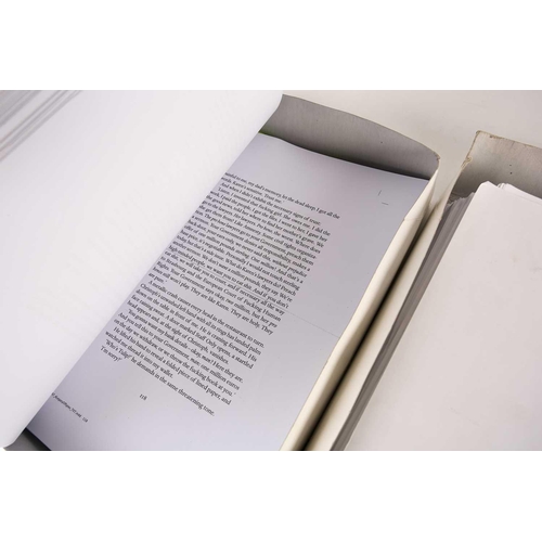 514 - Le Carre. John, The Constant Gardener, signed spiral bound typescript, 2001, together with two furth... 