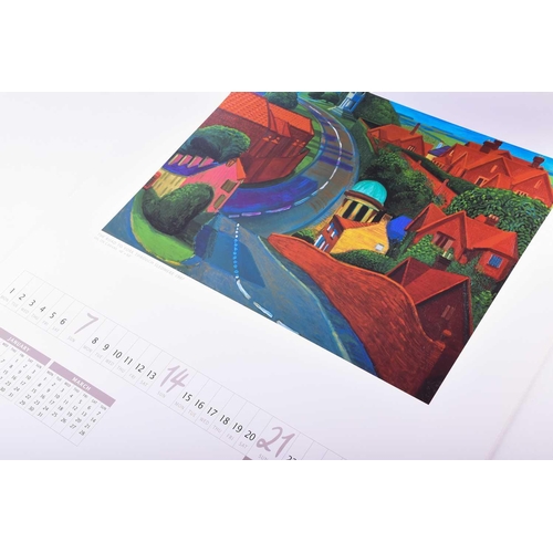 72 - A 1999 David Hockney signed calendar, the signature in pen to the front cover, addressed to 'Manuel'... 