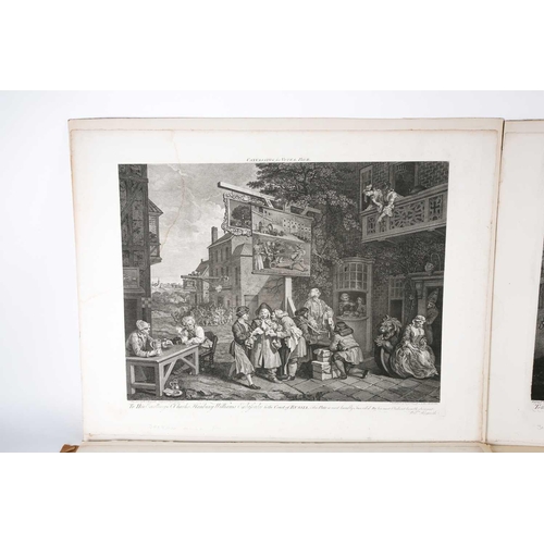 94 - After William Hogarth, a set of four copper plate engravings, plates 1 - 4, An Election Entertainmen... 