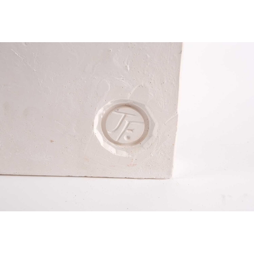 111 - Late 20th-century school, two cast plaster moulds after classical/Renaissance paintings. The white e... 