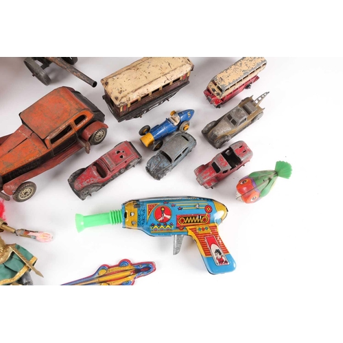 20 - A collection of early-late 20th-century metal toys of various origin. To include various mechanical ... 