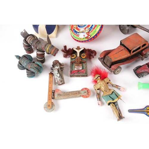 20 - A collection of early-late 20th-century metal toys of various origin. To include various mechanical ... 