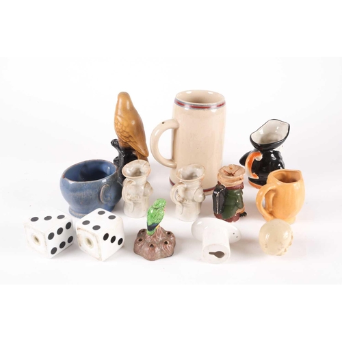 92 - A quantity of early-late 20th-century novelty ceramics to include various small jugs, cruets, etc. m... 