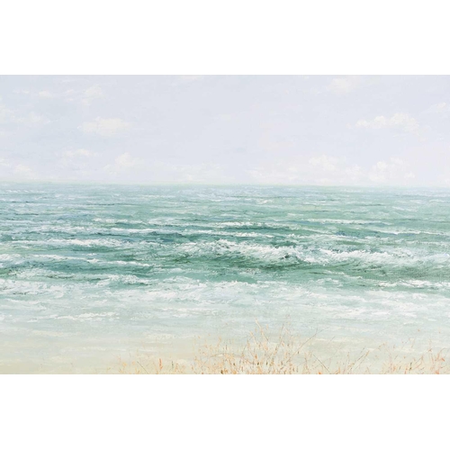 49 - Patrice Marchal (b.1963), 'Rivage Marin', 2001, a large costal seascape, oil on canvas, signed to lo... 