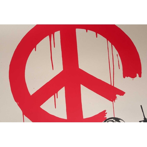 62 - † After Banksy (British, b.1974), 'CND Soldiers', stamped 'The West Country Prince, Banksy Copy' and... 