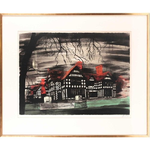 65 - † John Piper (1903-1992), 'Wightwick Manor', 1977, 44/75, signed and numbered in pencil to the margi... 