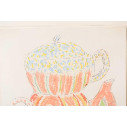 68 - Duncan Grant (1885-1978), 'Design for Coffee Pot for Derry Moore and Liza Lloyd', 1967, pencil and c... 