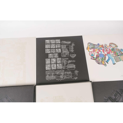 79 - † Eduardo Paolozzi (1924-2005), Underground Design Folio X, 1986, the complete portfolio, 1986, comp... 