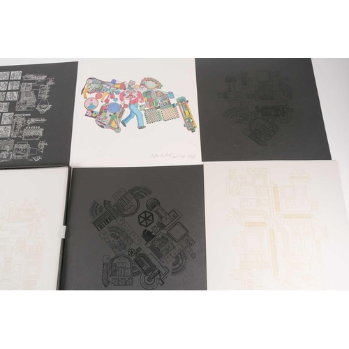 79 - † Eduardo Paolozzi (1924-2005), Underground Design Folio X, 1986, the complete portfolio, 1986, comp... 