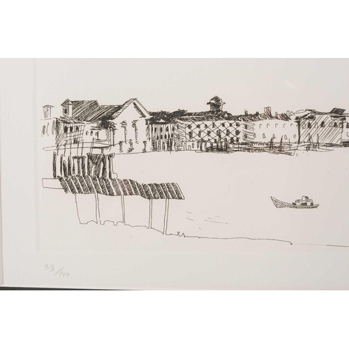 82 - Patrick Proctor (1936-2003) 'Venice', a limited edition print, numbered 33/100, pencil signed with g... 