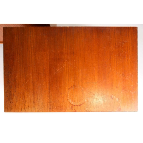 187 - Heinrich Roepstorff, a 1960s Danish teakwood veneered tambour fronted rectangular sideboard with chr... 