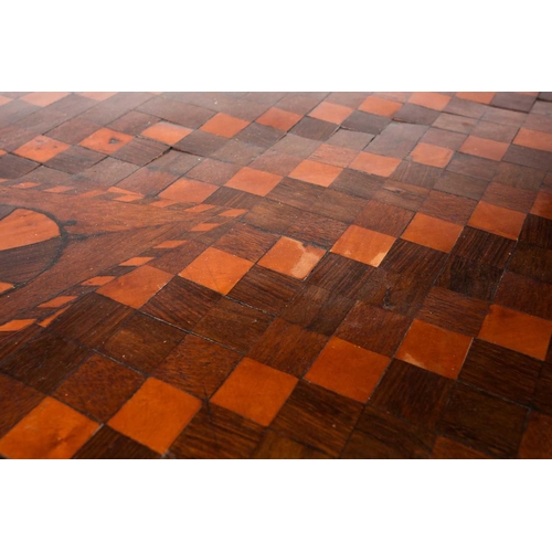 193 - A late 18th-century Maltese walnut and parquetry inlaid chest of drawers. With cubed satinwood and r... 