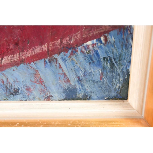 26 - Will Sohl (1906-1969) German, abstract study of a nude couple, oil on canvas, signed and dated 1962 ... 