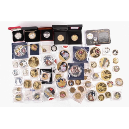 315 - A very large quantity of limited edition commemorative coins, largely Royal and military, most with ... 