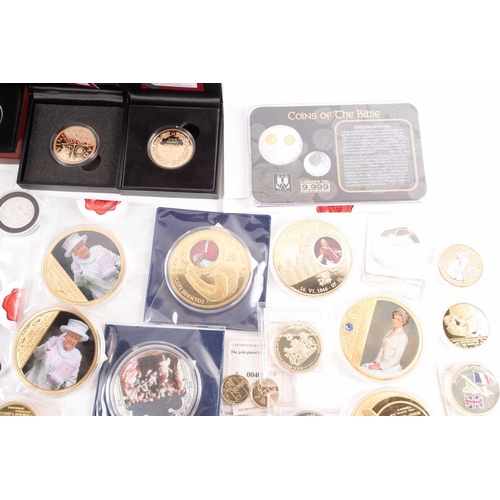 315 - A very large quantity of limited edition commemorative coins, largely Royal and military, most with ... 