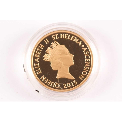 316 - An East India Company 22ct gold Half Mohur, 2013, No.33 of a limited edition of 800, in capsule and ... 