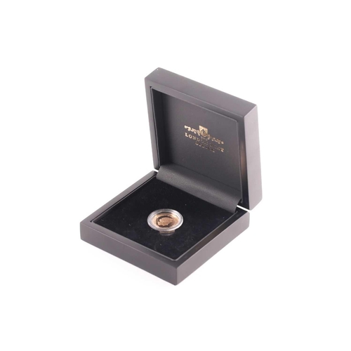 322 - A 2013 Vivat Regina proof sovereign, London Mint Office, boxed, in a capsule and with certificate.