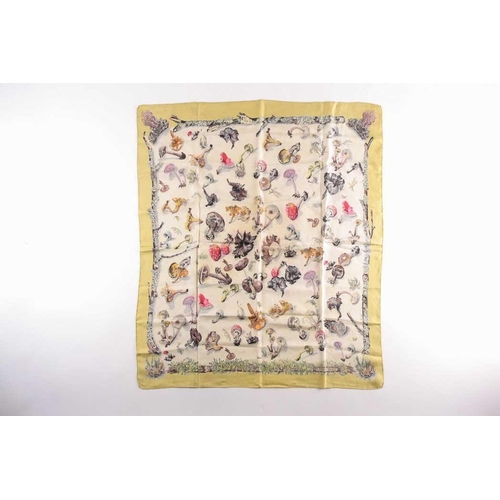330 - A Hermes silk square scarf, 