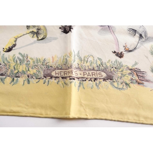 330 - A Hermes silk square scarf, 