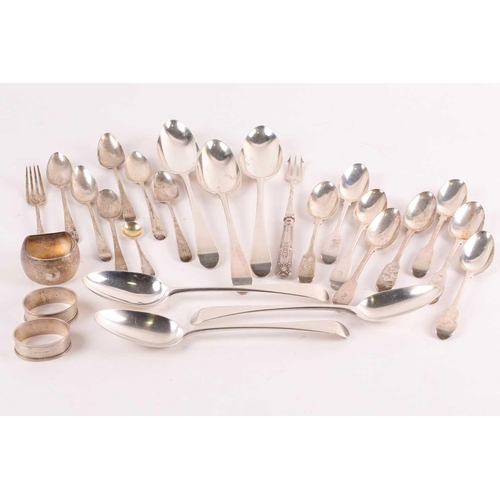 347 - A set of four 18th century silver 