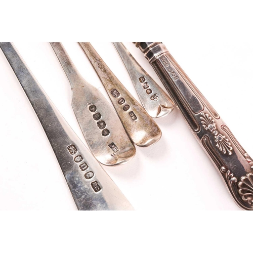 347 - A set of four 18th century silver 