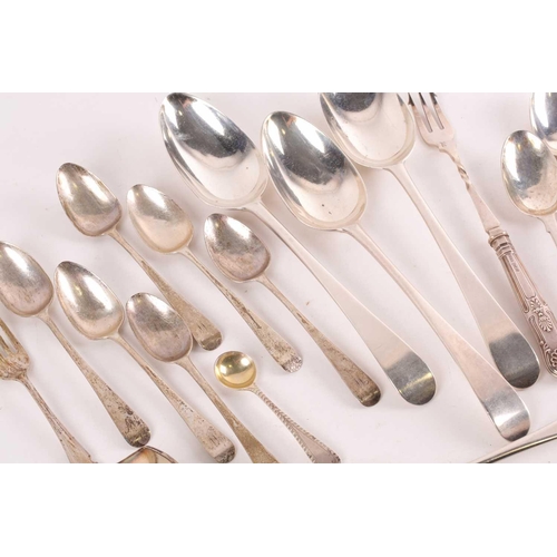 347 - A set of four 18th century silver 