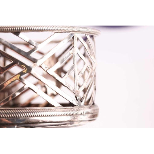 353 - A set of four late 18th century/ early 19th century Irish wine coasters; with Hibernia mark and Dubl... 