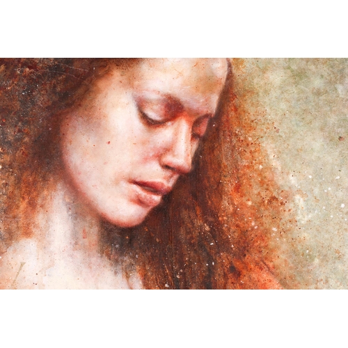 20 - Pam Hawkes (contemporary), 'Now & Then', 2006, acrylic on canvas, signed and titled verso, 90.5 cm x... 