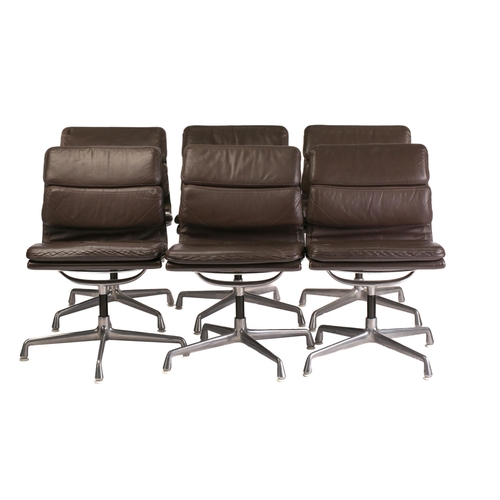 263 - A mid-century vintage design, Charles & Ray Eames for Herman Miller set of six 