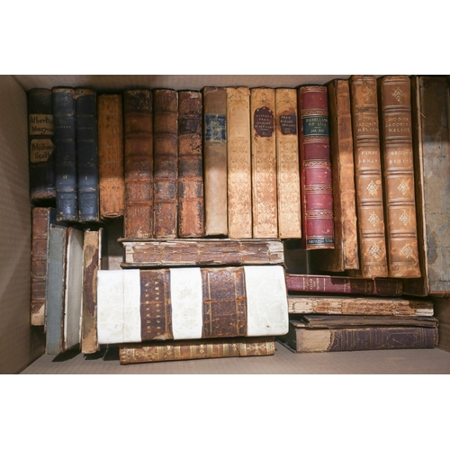 351 - A good collection of decorative bindings and books, 18th century and later, contained in two boxes.