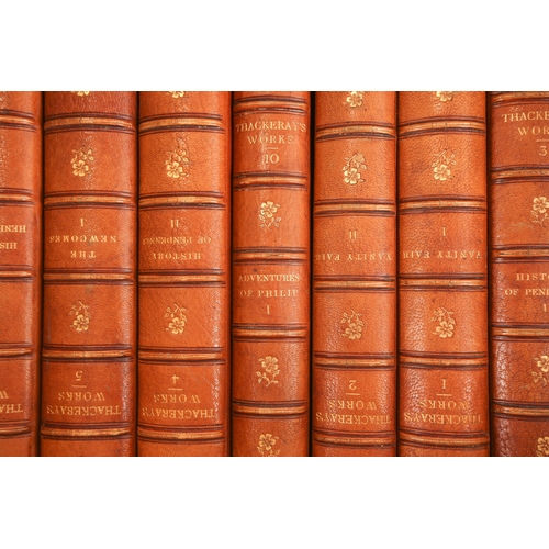 359 - Thackeray, William Makepeace: Works in twenty-two volumes (of 26), London: Smith, Elder & Co. 1869, ... 