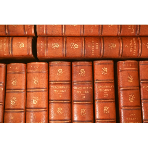 359 - Thackeray, William Makepeace: Works in twenty-two volumes (of 26), London: Smith, Elder & Co. 1869, ... 