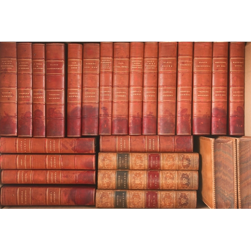 360 - Dickens, Charles, Works in 20 volumes, Chapman and Hall and Humphrey Milford, circa 1900, morocco gi... 