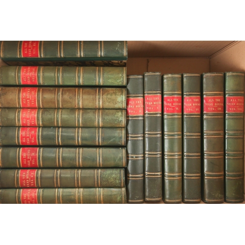 362 - Dickens, Charles, (editor): All the Year Round, A Weekly Journal, bound in twenty volumes, published... 