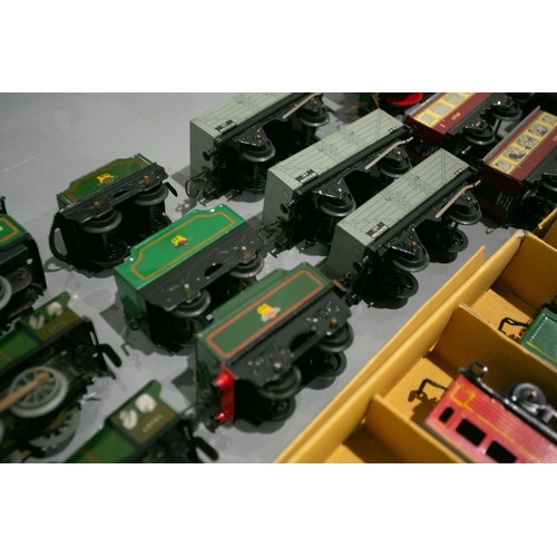 367 - A large quantity of model railway items, some boxed, to include Hornby Series, comprising engines, r... 