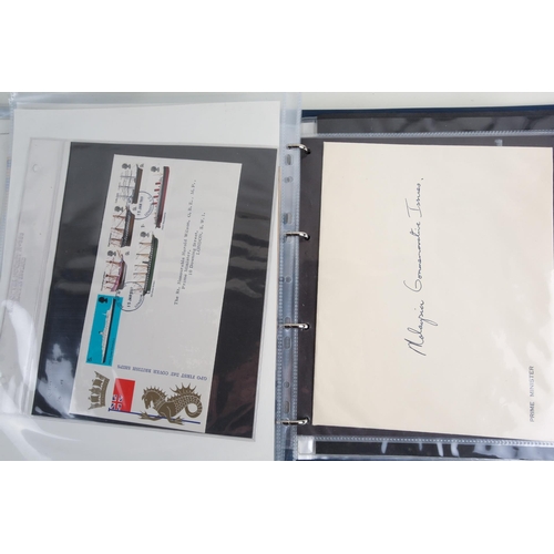 390 - A collection of First Day Covers and presentation packs (1960s) addressed to Harold Wilson as Prime ... 