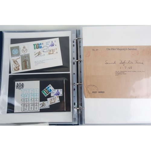 390 - A collection of First Day Covers and presentation packs (1960s) addressed to Harold Wilson as Prime ... 