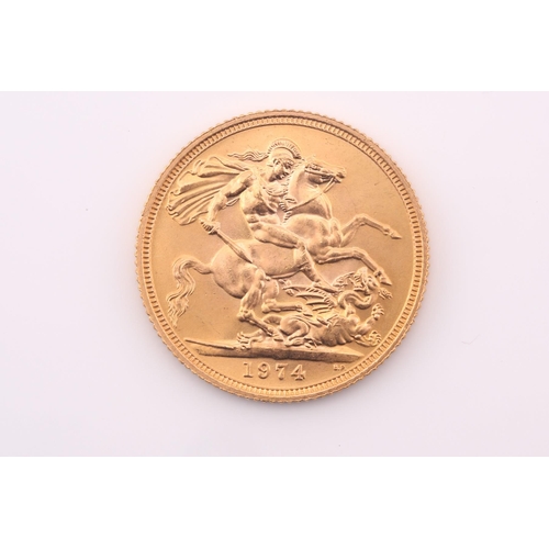 407 - An Elizabeth II sovereign, dated 1974.