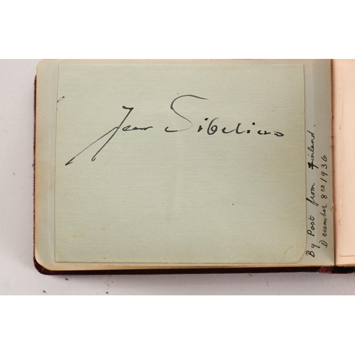 474 - Musical autographs: The autograph album of Joyce Proctor, dated 1936, containing the autographs of m... 