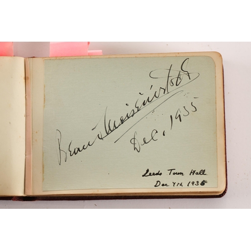 474 - Musical autographs: The autograph album of Joyce Proctor, dated 1936, containing the autographs of m... 