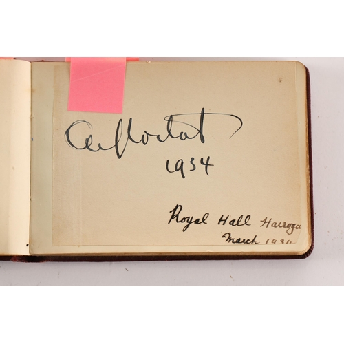 474 - Musical autographs: The autograph album of Joyce Proctor, dated 1936, containing the autographs of m... 