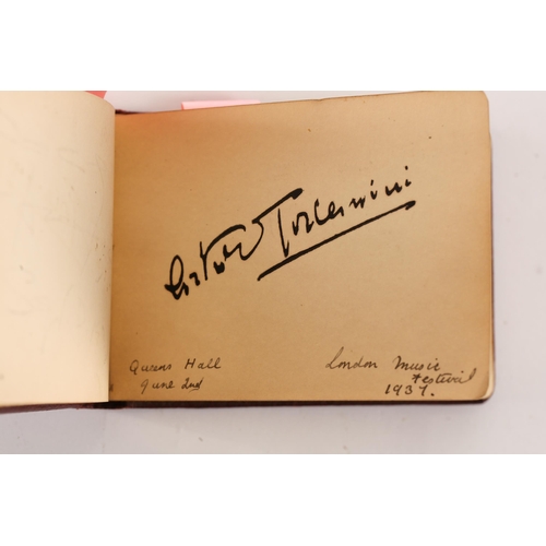 474 - Musical autographs: The autograph album of Joyce Proctor, dated 1936, containing the autographs of m... 