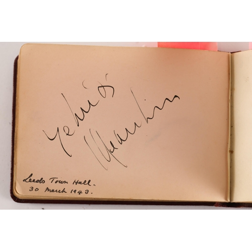 474 - Musical autographs: The autograph album of Joyce Proctor, dated 1936, containing the autographs of m... 